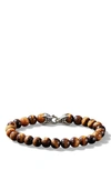 David Yurman Spiritual Beads Bracelet In Tiger Eye