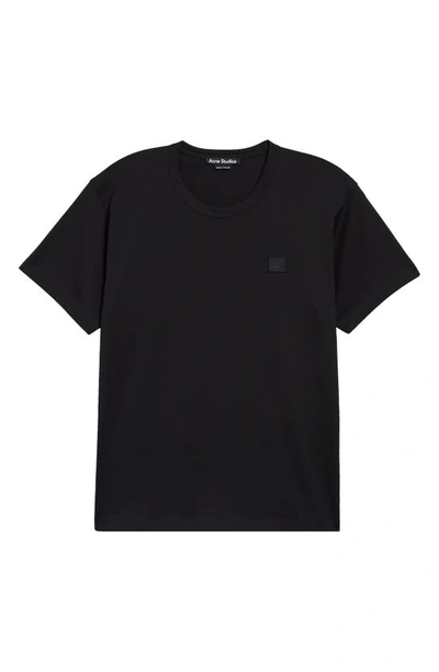 Acne Studios Crewneck T-shirt In Black