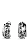 David Yurman Crossover Earrings In Silver