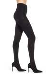 Nordstrom Fleece Lined Tights In Black