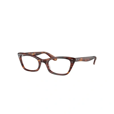 Ray Ban Lady Burbank Optics Eyeglasses Havana Frame Clear Lenses 49-20 ...
