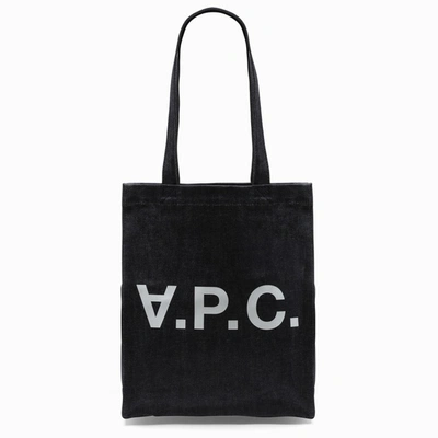 Apc Blue Denim Laure Tote Bag