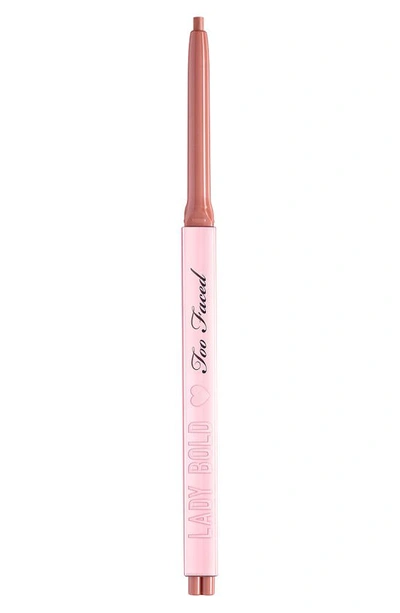 Too Faced Lady Bold Waterproof Longwear Lip Liner Badass 0.008 oz/ 0.23 G
