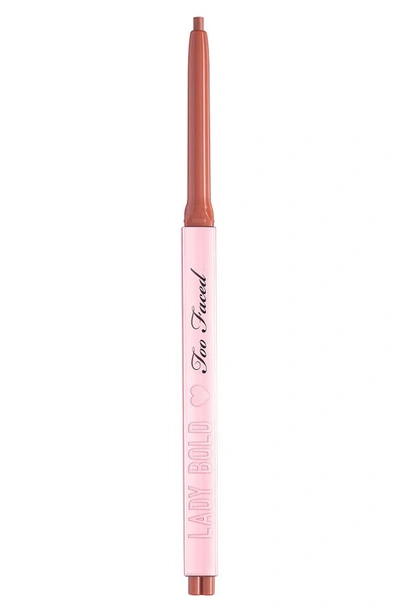 Too Faced Lady Bold Waterproof Longwear Lip Liner Limitless Life 0.008 oz/ 0.23 G