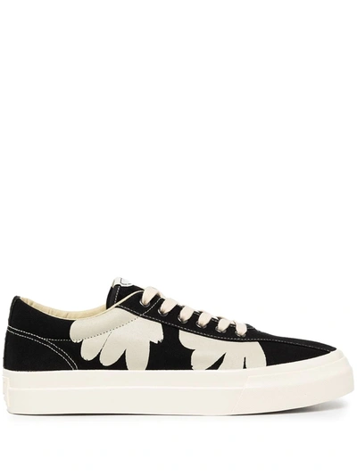 Stepney Workers Club Dellow Shroom Hands Canvas Trainers In Black