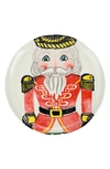 Vietri Nutcrackers Red Dinner Plate