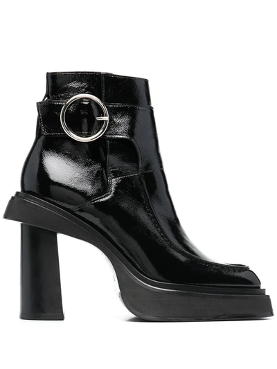 Ami Alexandre Mattiussi Square-toe 135mm Boots In Black
