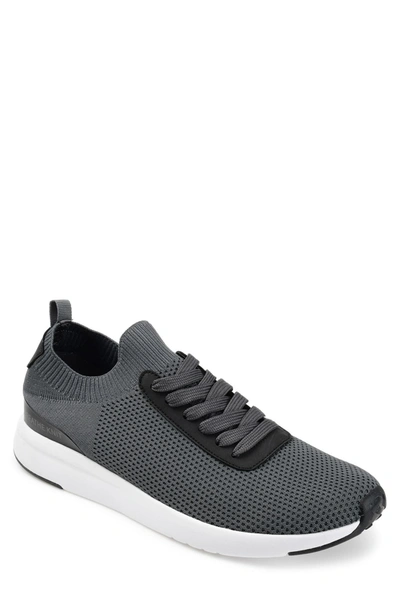 Vance Co. Men's Grady Casual Knit Walking Sneakers In Charcoal