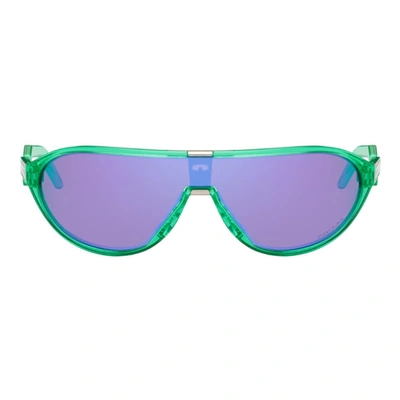 Oakley Green Translucent Cmdn Sunglasses