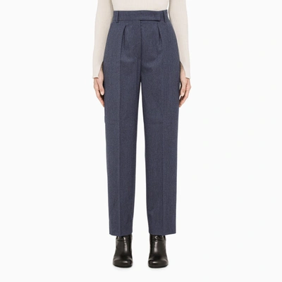 Max Mara Blue Regular Trousers