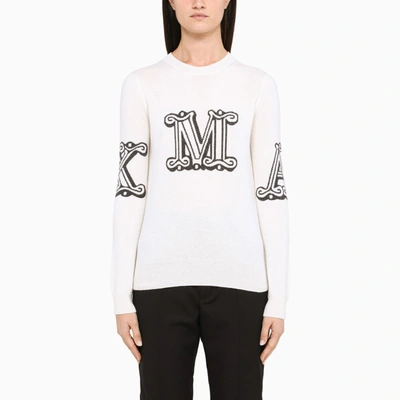 Max Mara White Logo Sweater