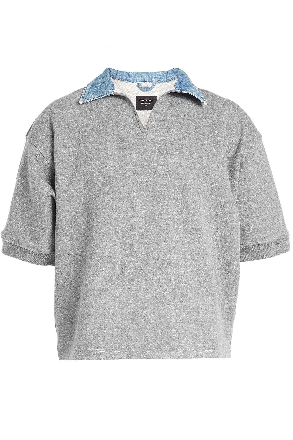 sweatshirt with a collar