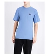 Stussy Basic Cotton-jersey T-shirt In Steel