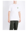 Stussy Stock Lion Cotton-jersey T-shirt In White