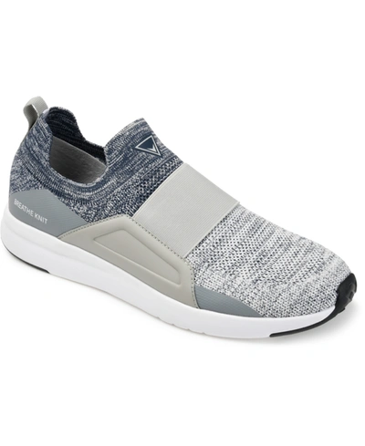 Vance Co. Men's Cannon Casual Slip-on Knit Walking Sneakers Men's Shoes In Grey