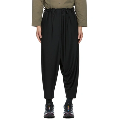 132 5. Issey Miyake Recycled Seamless Bottom Basic Trousers In 15 Black