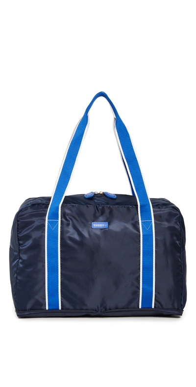 Paravel Fold-up Recycled-nylon Duffle Bag In Navy