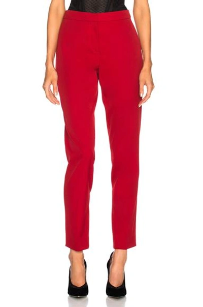 Oscar De La Renta For Fwrd Suit Pants In Red