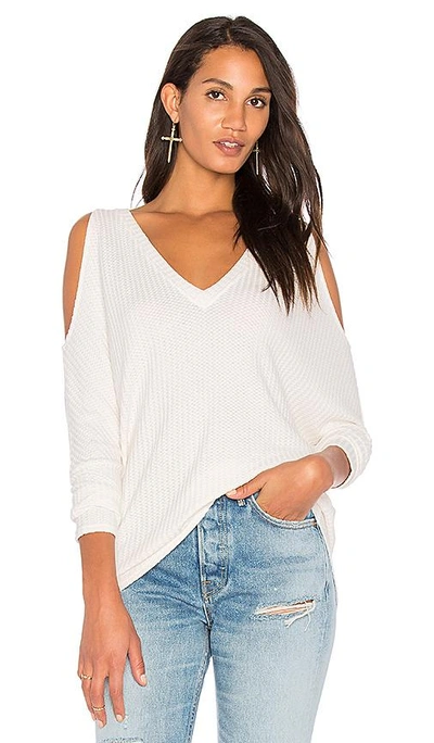 Chaser Thermal Dolman Top In White