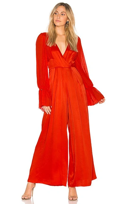 Free People Not Your Baby Jumpsuit In Red