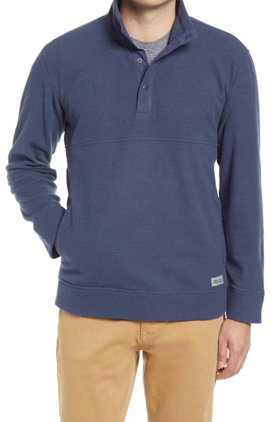 Outdoor Research Trail Mix Snap Pullover In Naval Blue