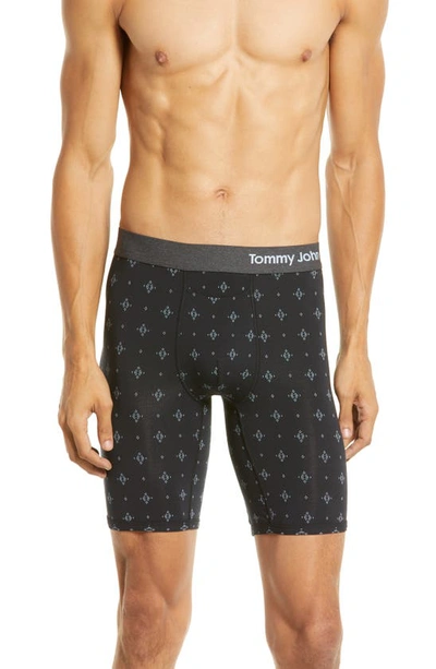 Tommy John Second Skin 8-inch Boxer Briefs In Nightshade