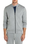 Bugatchi Men's Comfort Long-sleeve Zip Sweatshirt In Platinum