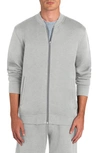 Bugatchi Men's Comfort Long-sleeve Zip Sweatshirt In Chalk
