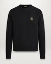 Belstaff Long Way Up Crew Neck Sweatshirt In Black