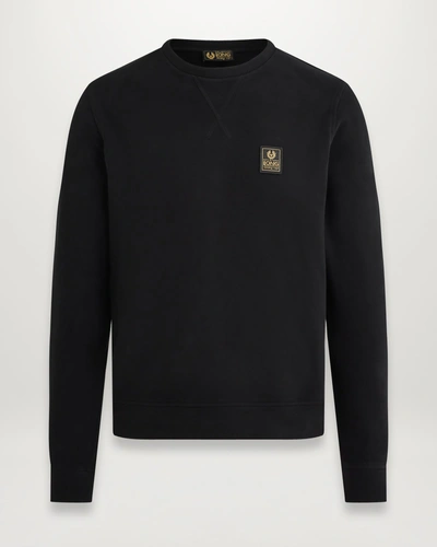 Belstaff Long Way Up Crew Neck Sweatshirt In Black