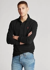 Polo Ralph Lauren Classic Fit Mesh Long-sleeve Polo Shirt In Polo Black