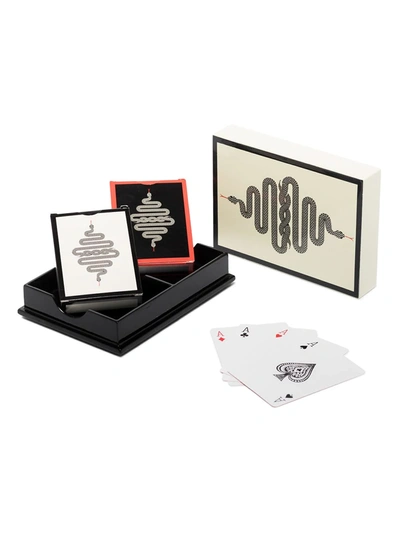 Jonathan Adler Multicoloured Eden Card Set In Black