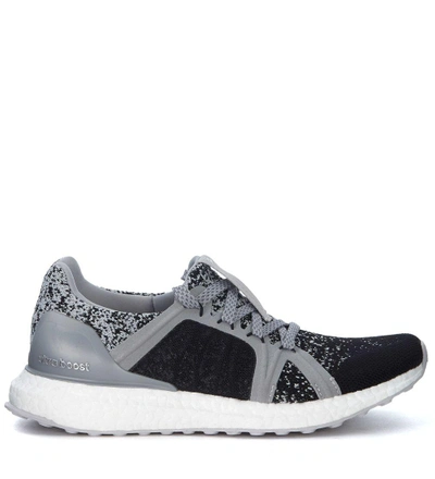 Stella Mccartney Adidas By  Ultra Boost Black And Silver Sneaker In Grigio