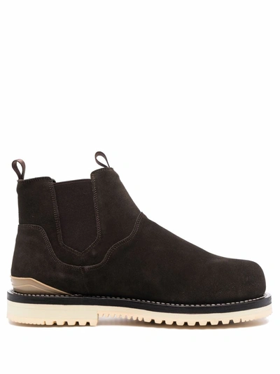 Suicoke Espresso Brown Ankle Boots