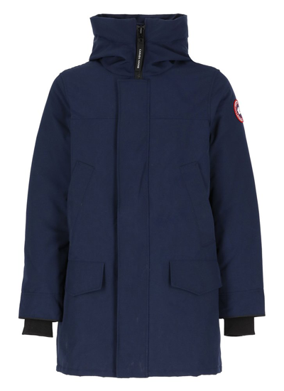 Canada Goose Carson Hooded Parka Coat In Blue