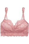 Cosabella Never Say Never Sweetie Stretch-lace Soft-cup Bra In Pink