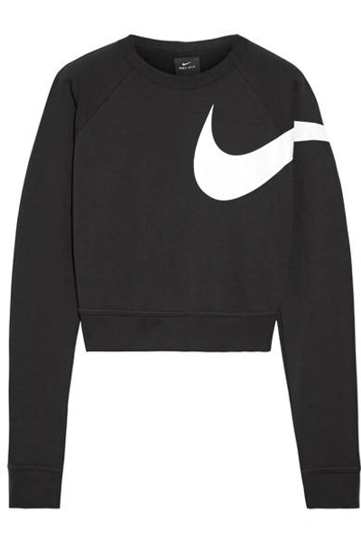 Nike Versa Dri-fit 印花平纹针织短款卫衣