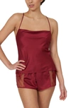 Rya Collection Darling Short Pajamas In Sangria