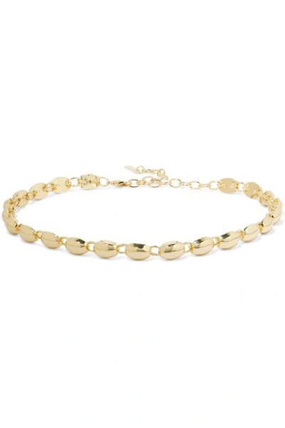 Elizabeth And James Rosa Blake Choker Necklace In Gold