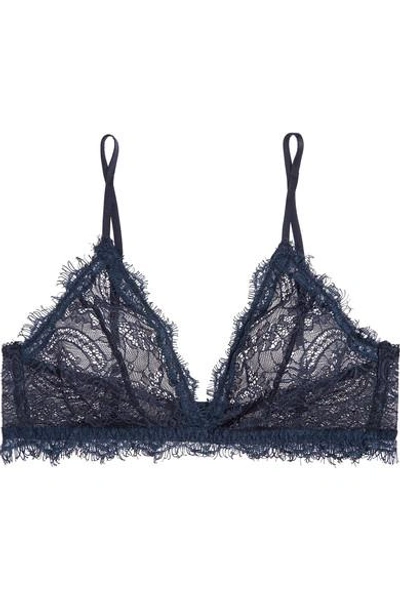 Anine Bing Stretch-lace Soft-cup Bra