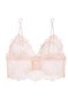 Anine Bing Stretch-lace Soft-cup Bra In Ecru