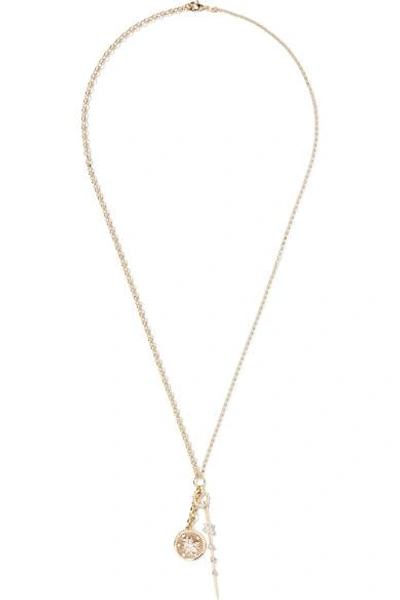 Foundrae Millie Fleur And Thorn 18-karat Gold Diamond Necklace