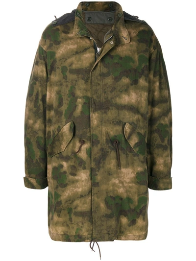 Golden Goose Louis Parka In Military Green