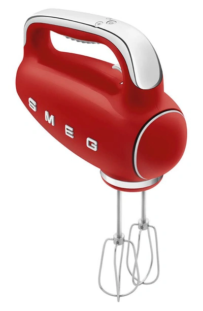 Smeg Hand Mixer In Red
