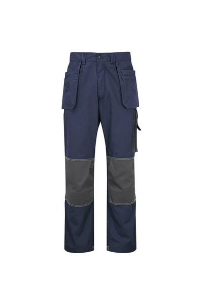 Alexandra Mens Tungsten Holster Work Pants (navy/grey) In Blue