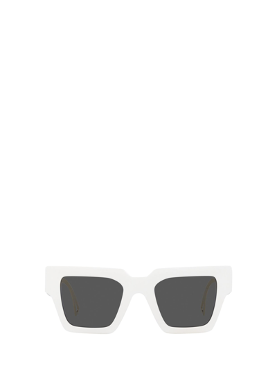 Versace Medusa Square-frame Sunglasses In 314/87 White