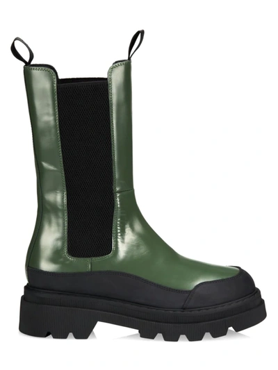 Voile Blanche Melba High Chelsea Boots In Green