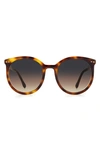 Isabel Marant 55mm Round Sunglasses In Havana