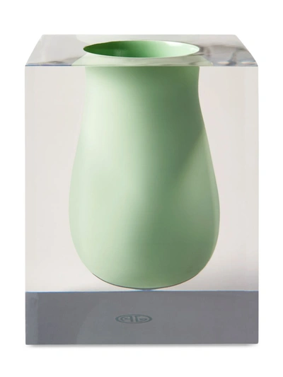 Jonathan Adler Bel Air Scoop Vase In Celadon