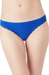 B.tempt'd By Wacoal B.temptd By Wacoal Innocence Daywear Thong In Galaxy Blue